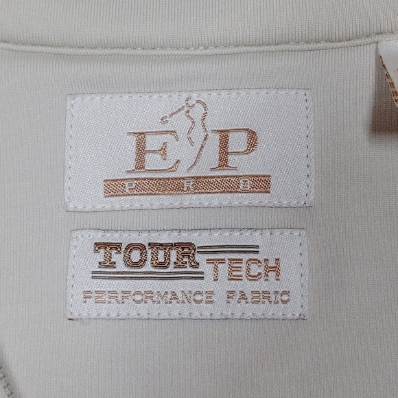EP Pro Tour Tech Cream Quilted Golf Vest Small - Picture 7 of 13